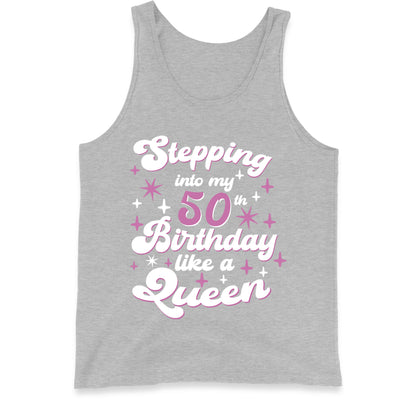 Queen 50th Birthday Tank Top