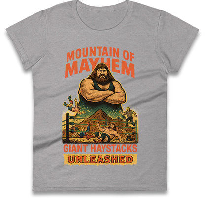 Giant Haystacks Ladies T Shirt