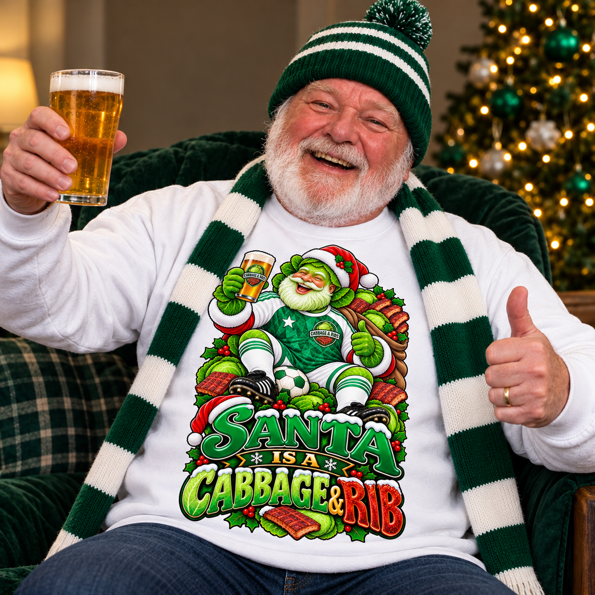 Hibs Christmas Jumper