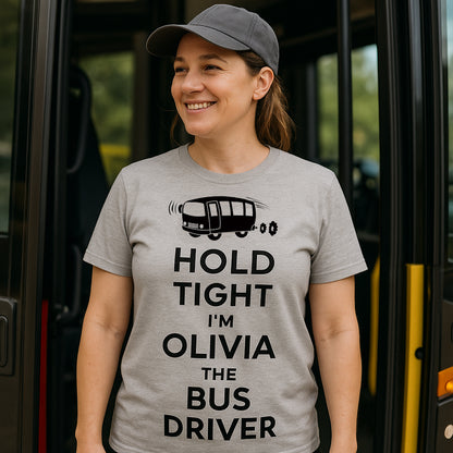 Personalised Bus Driver T Shirt