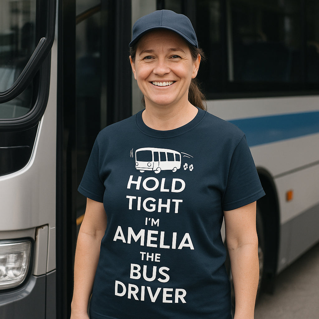 Personalised Bus Driver T Shirt