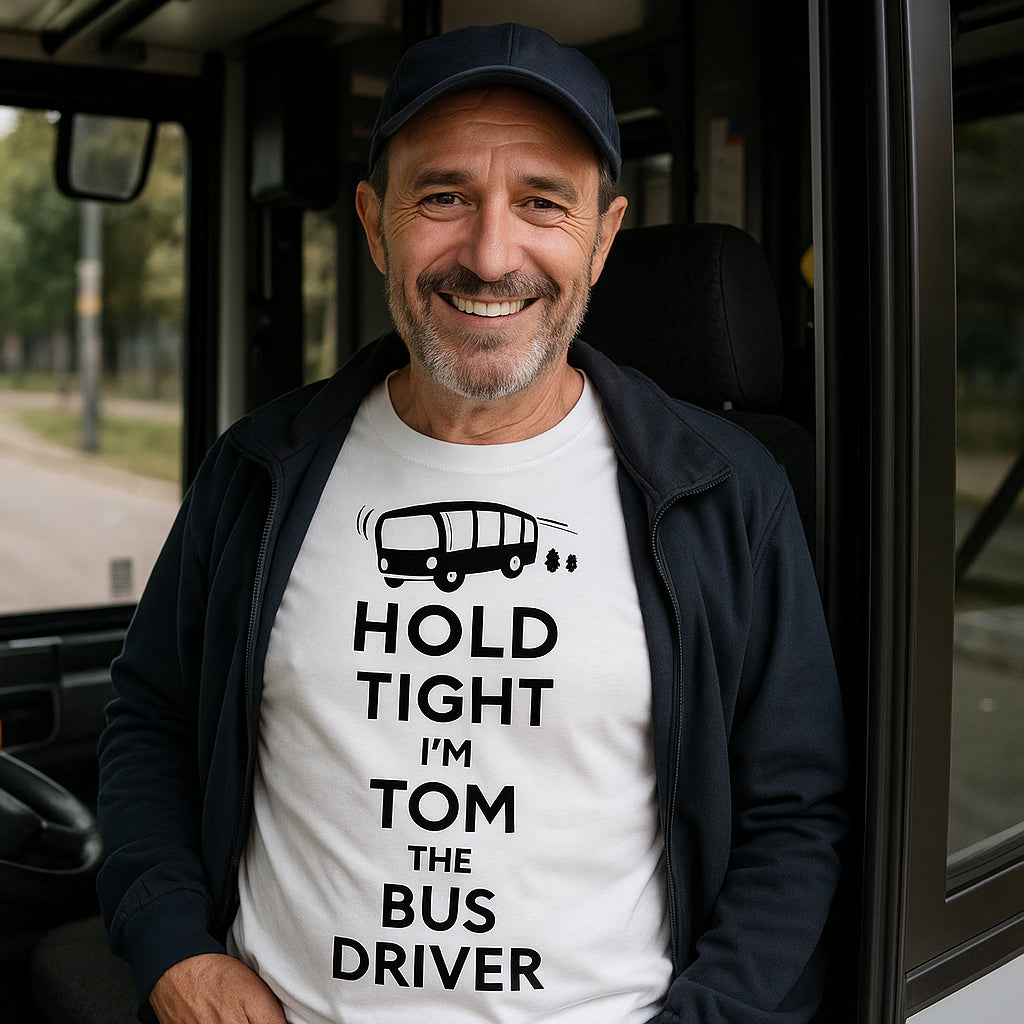 Personalised Bus Driver T Shirt