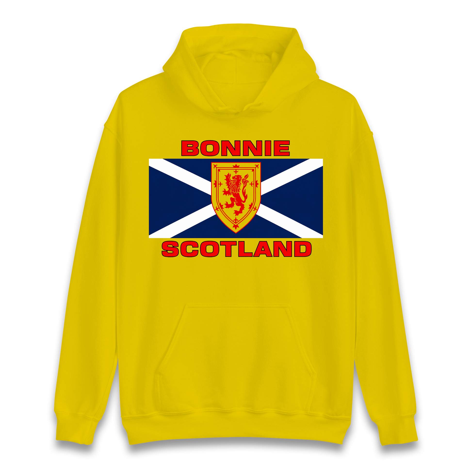 Bonnie Scotland Football Flag Hoodie
