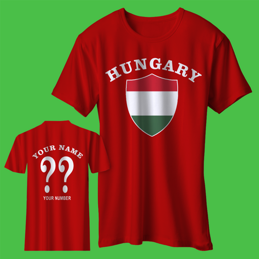 Personalised Hungary Football Shirt
