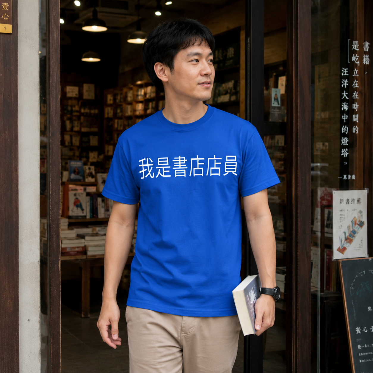 I am a Bookstore Employee Viral Taiwan Chinese T Shirt