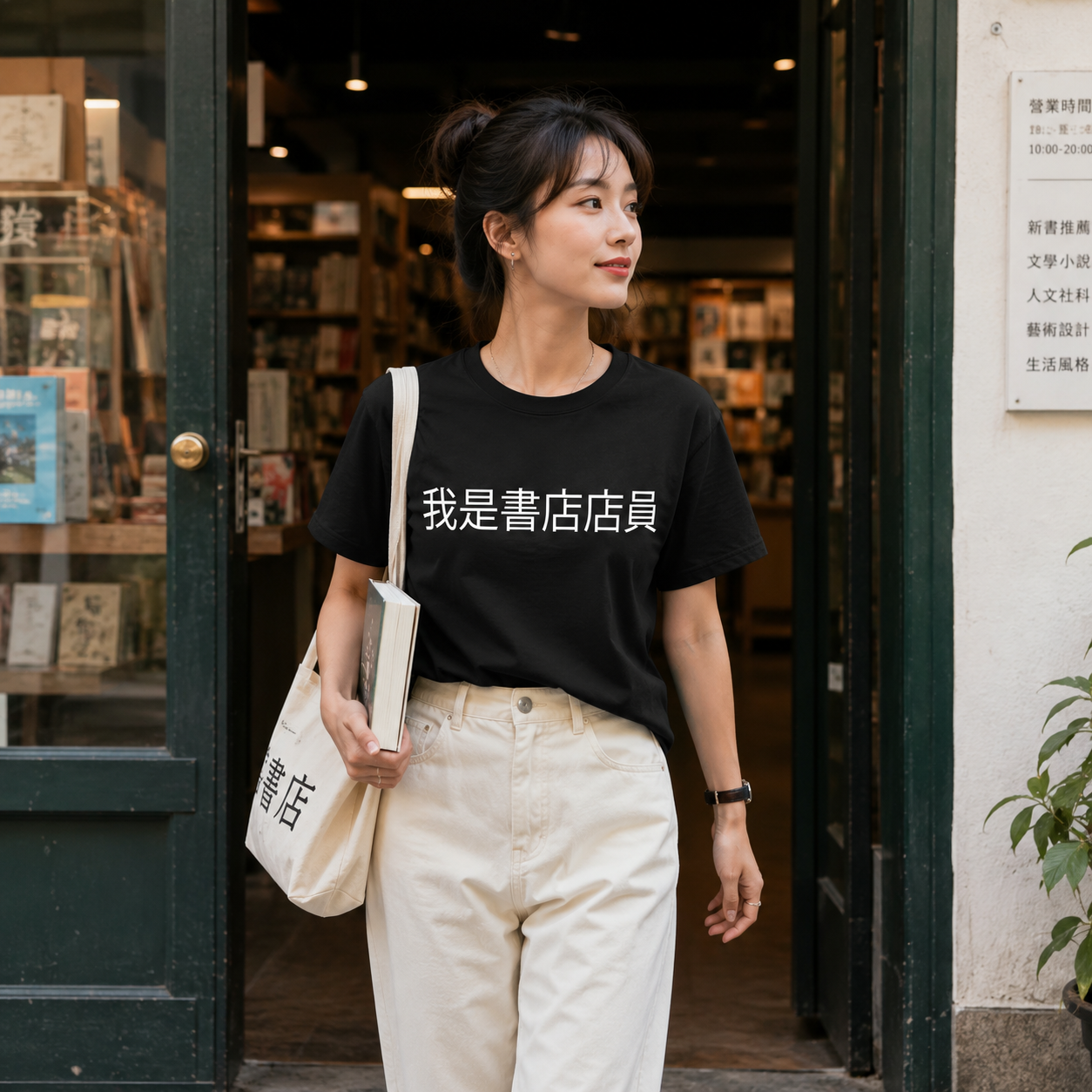I am a Bookstore Employee Viral Taiwan Chinese T Shirt
