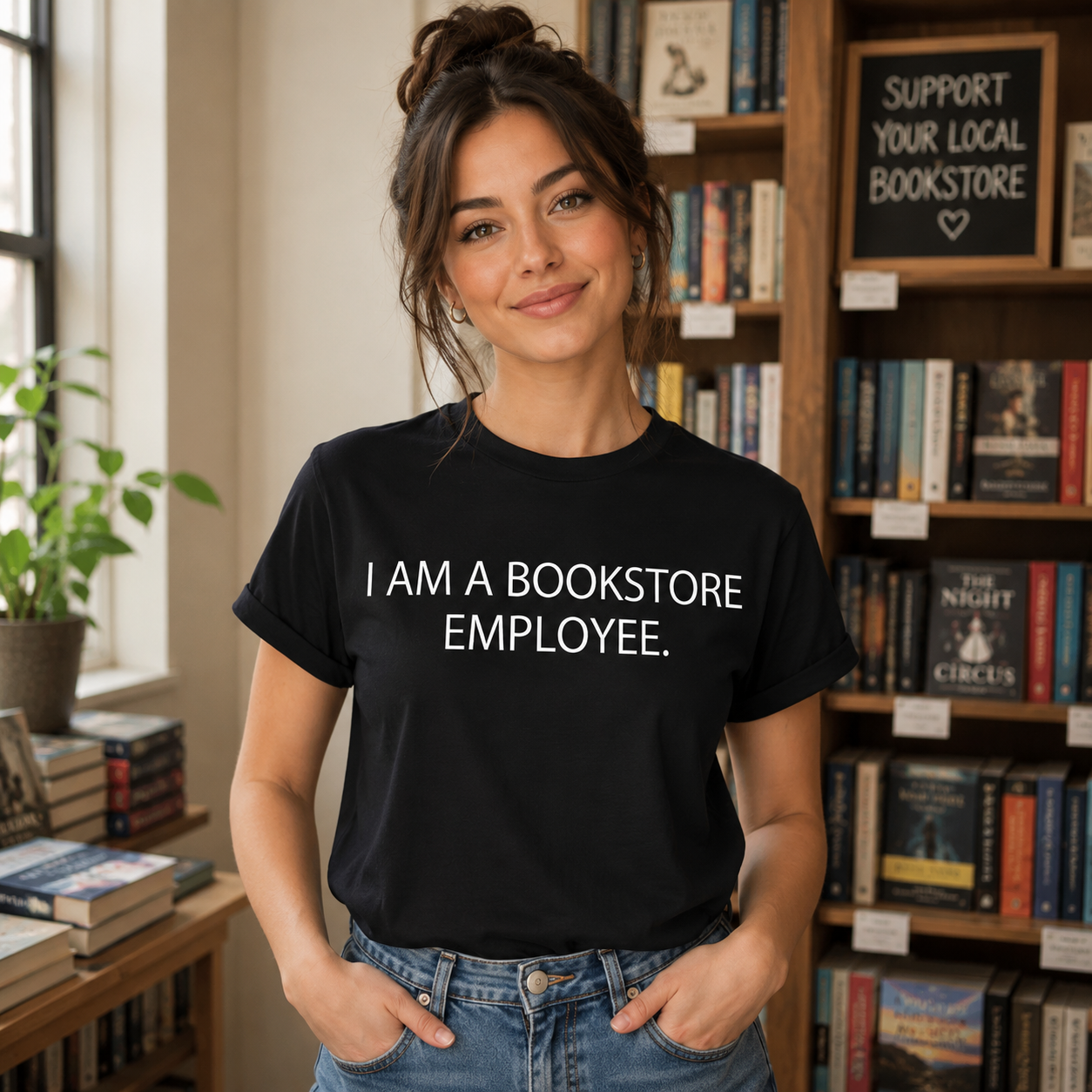 I am a Bookstore Employee Viral Taiwan Chinese T Shirt