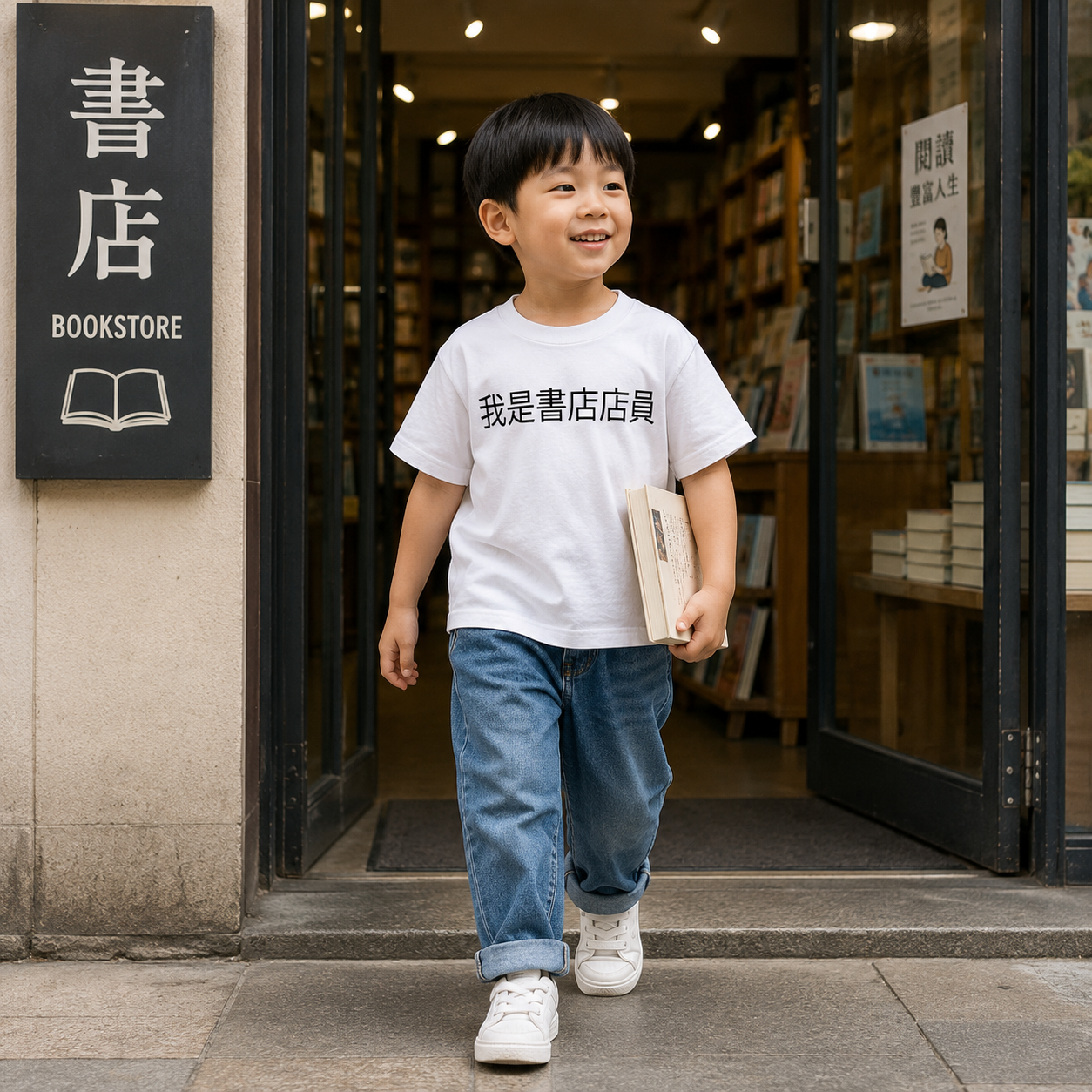 I am a Bookstore Employee Viral Taiwan Chinese T Shirt