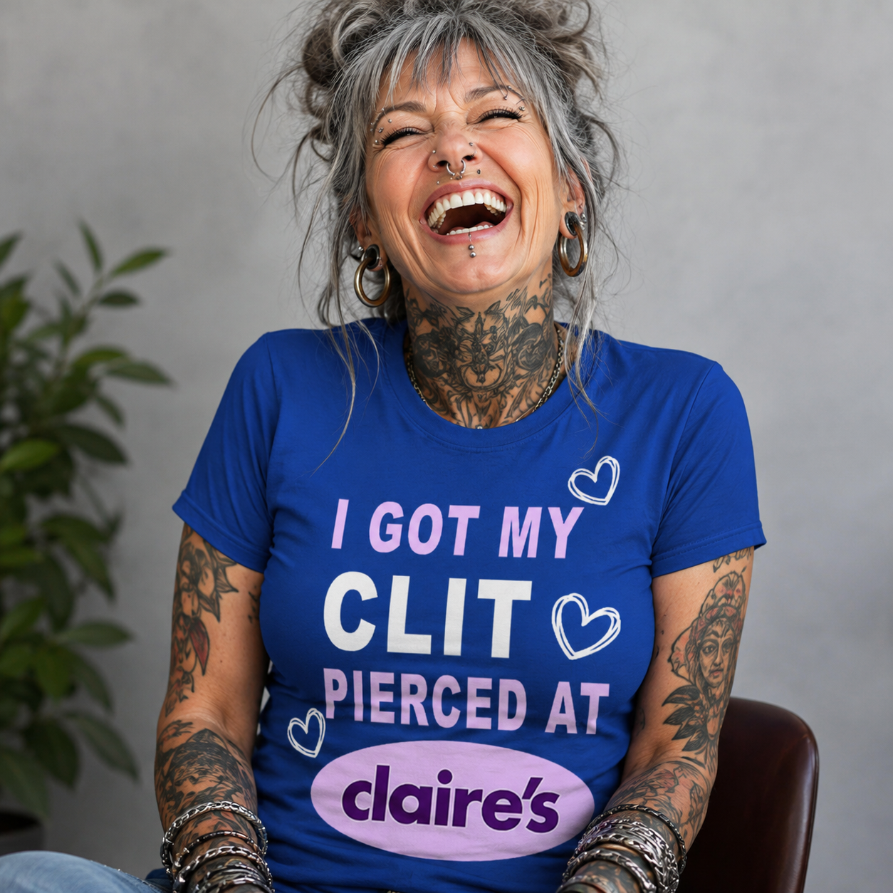 I Got My Clt Pierced At Clarie's Shirt Adult Humor Shirt Unhinged Shirts Inappropriate Gifts Humorous Shirt Funny Meme Shirt Sassy