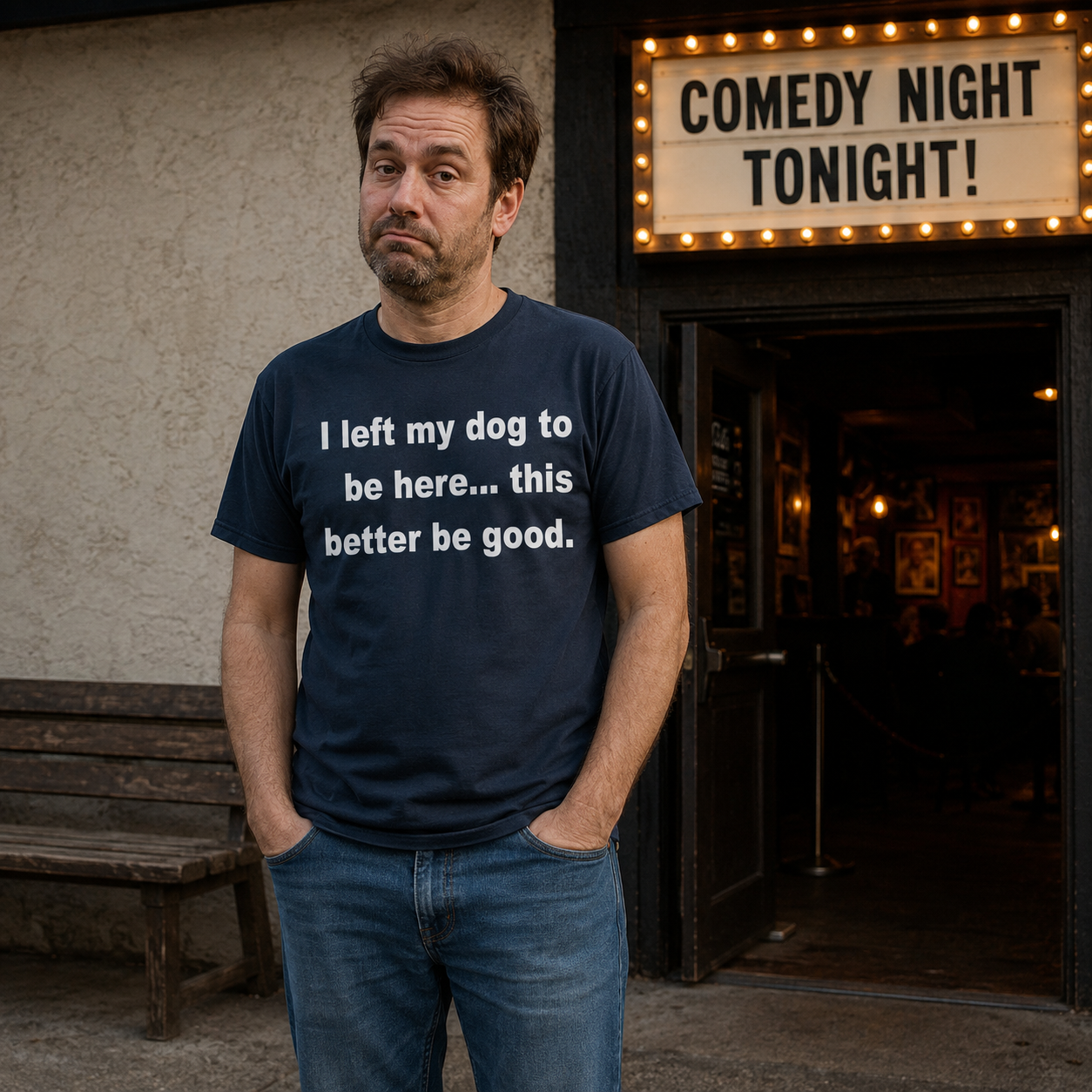 I Left My Dog to Be Here This Better Be Good T Shirt