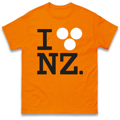 I Love NZ Orlando Bloom Huffer T Shirt