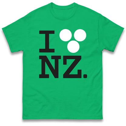 I Love NZ Orlando Bloom Huffer T Shirt