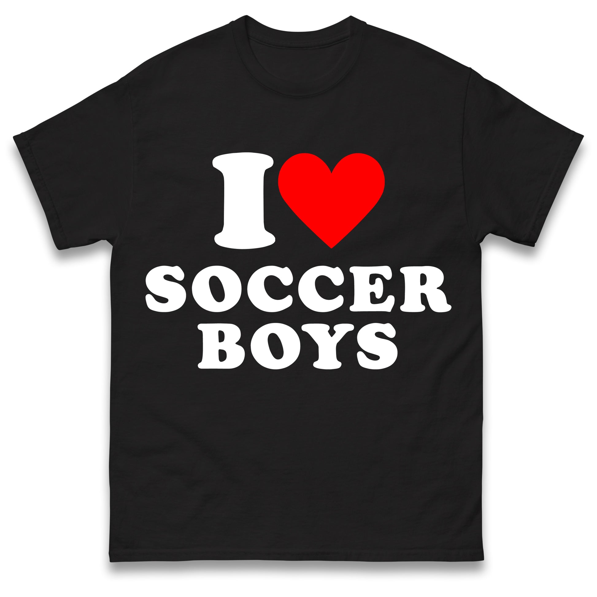 I Love Soccer Boys T Shirt