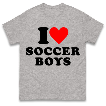 I Love Soccer Boys T Shirt