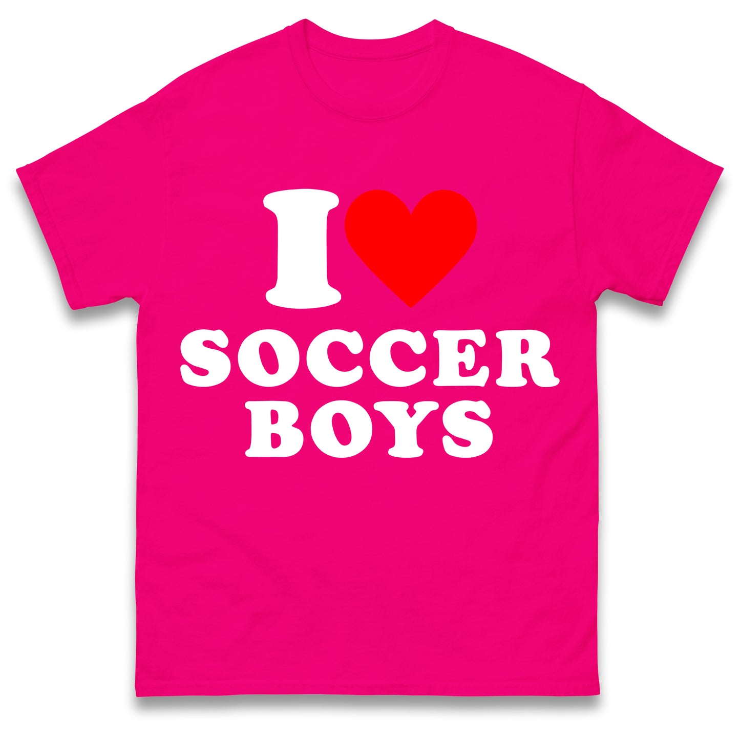 I Love Soccer Boys T Shirt