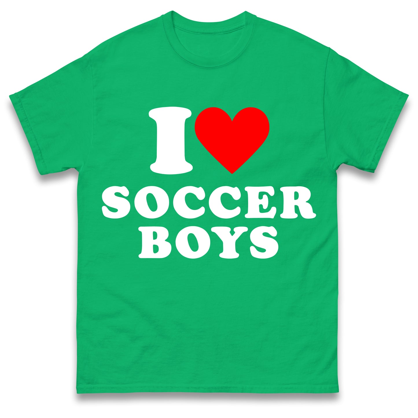 I Love Soccer Boys T Shirt
