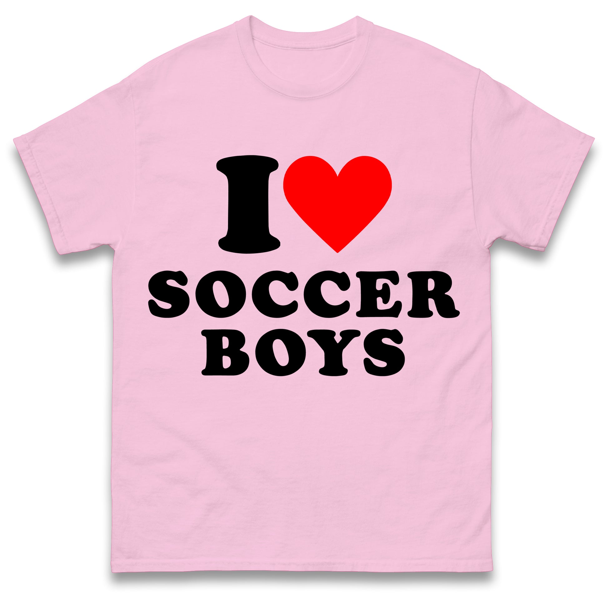 I Love Soccer Boys T Shirt