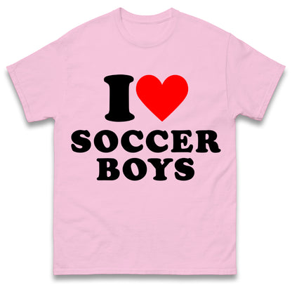 I Love Soccer Boys T Shirt