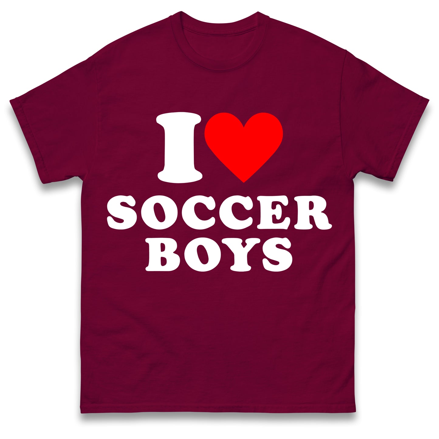 I Love Soccer Boys T Shirt