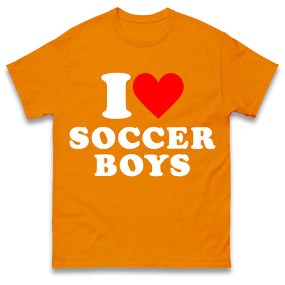 I Love Soccer Boys T Shirt