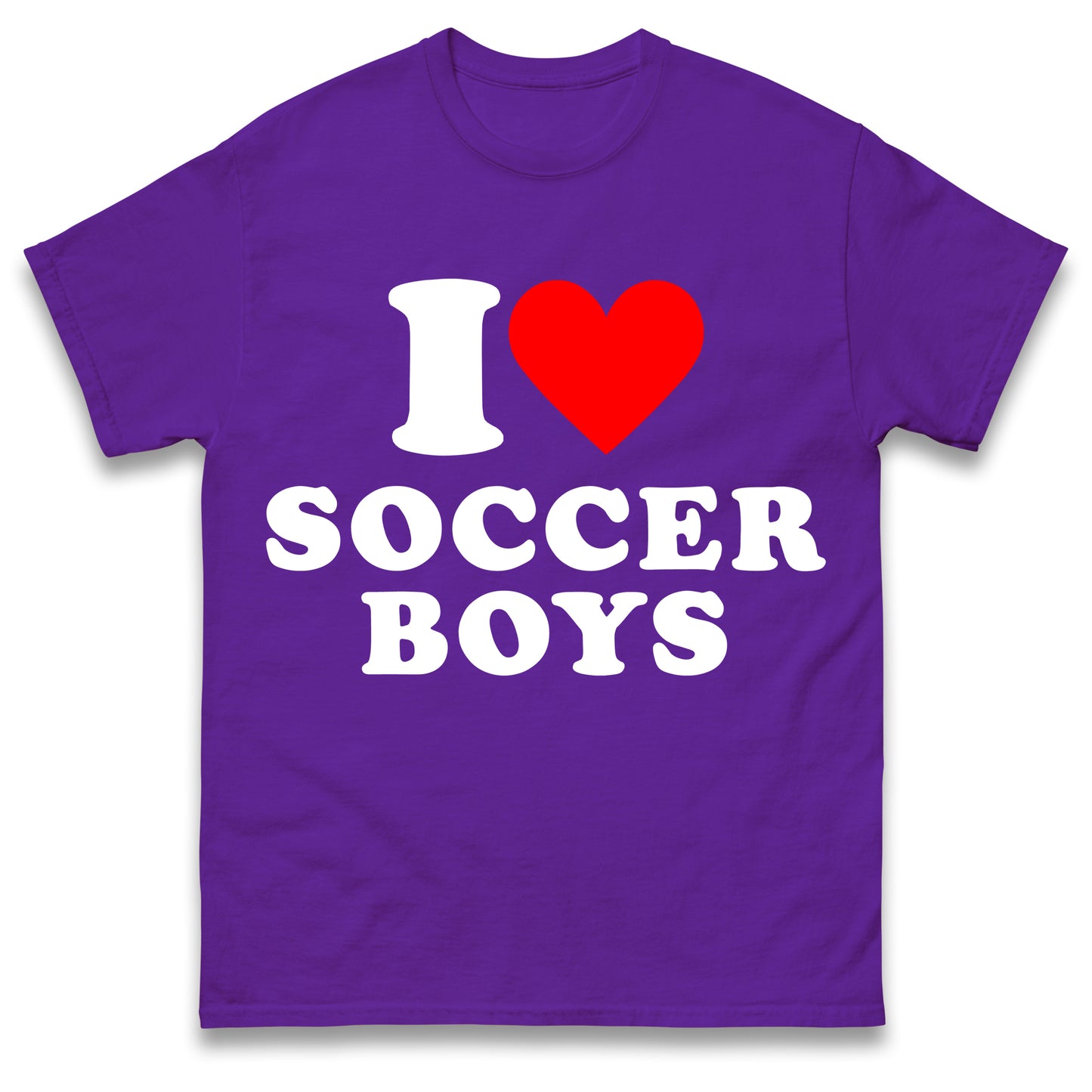 I Love Soccer Boys T Shirt