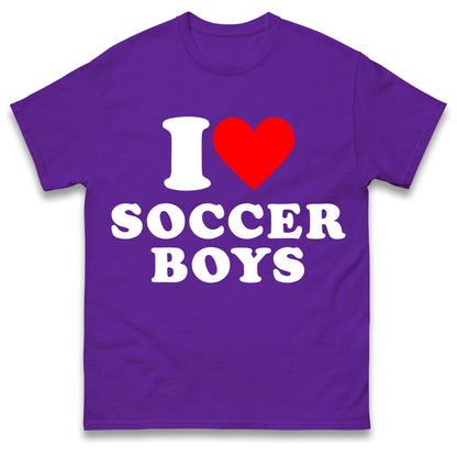 I Love Soccer Boys T Shirt