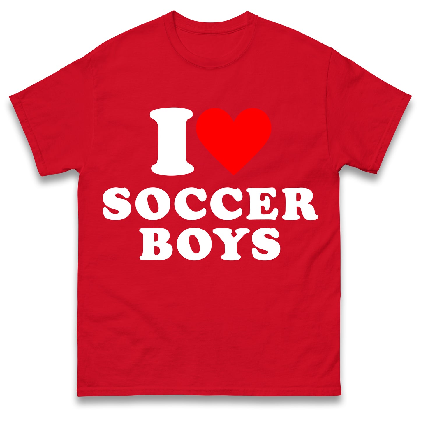 I Love Soccer Boys T Shirt