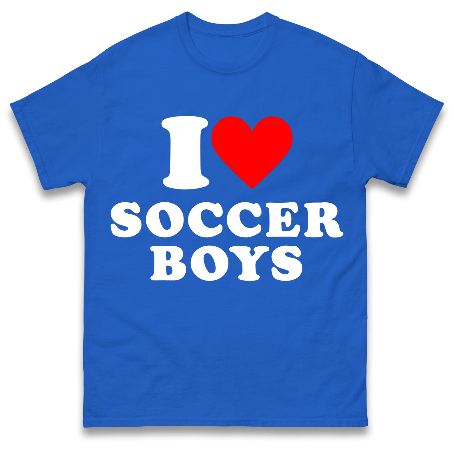 I Love Soccer Boys T Shirt