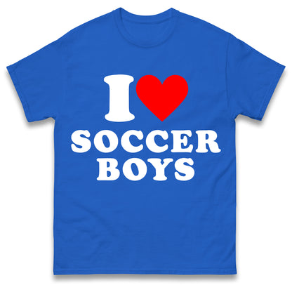 I Love Soccer Boys T Shirt