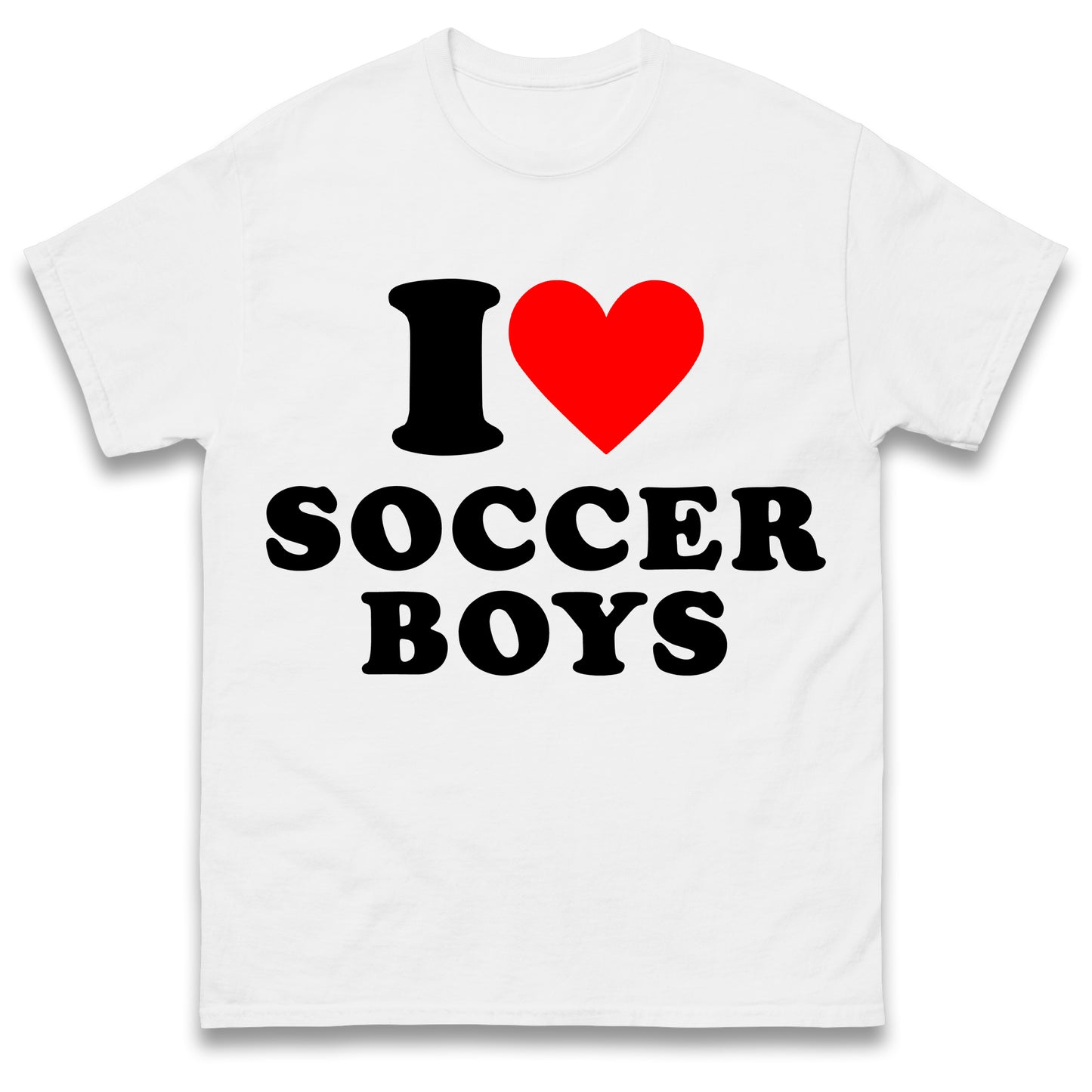 I Love Soccer Boys T Shirt
