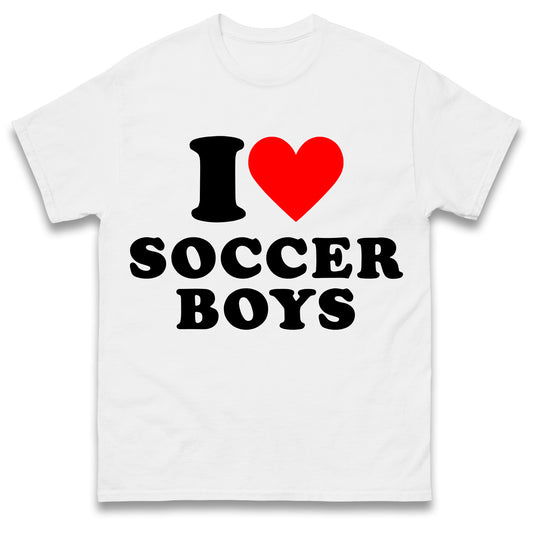 I Love Soccer Boys T Shirt
