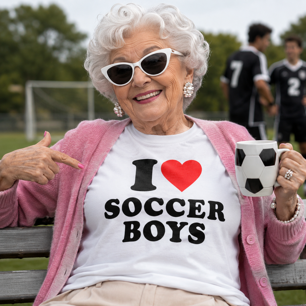 I Love Soccer Boys Tee Shirt