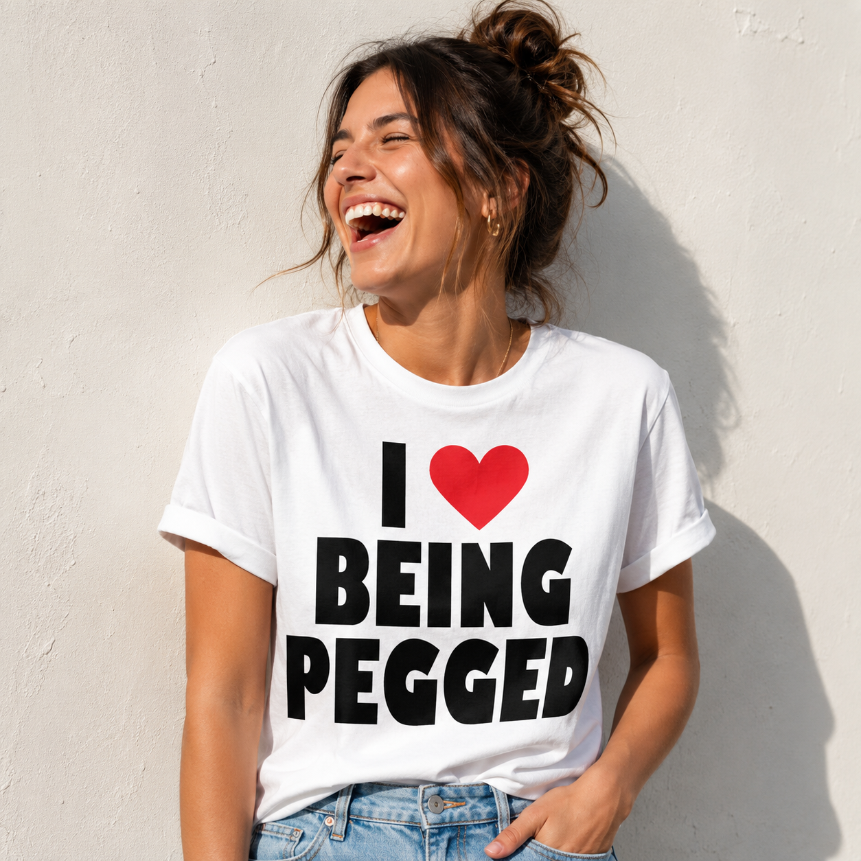I Love Being Pegged T Shirt