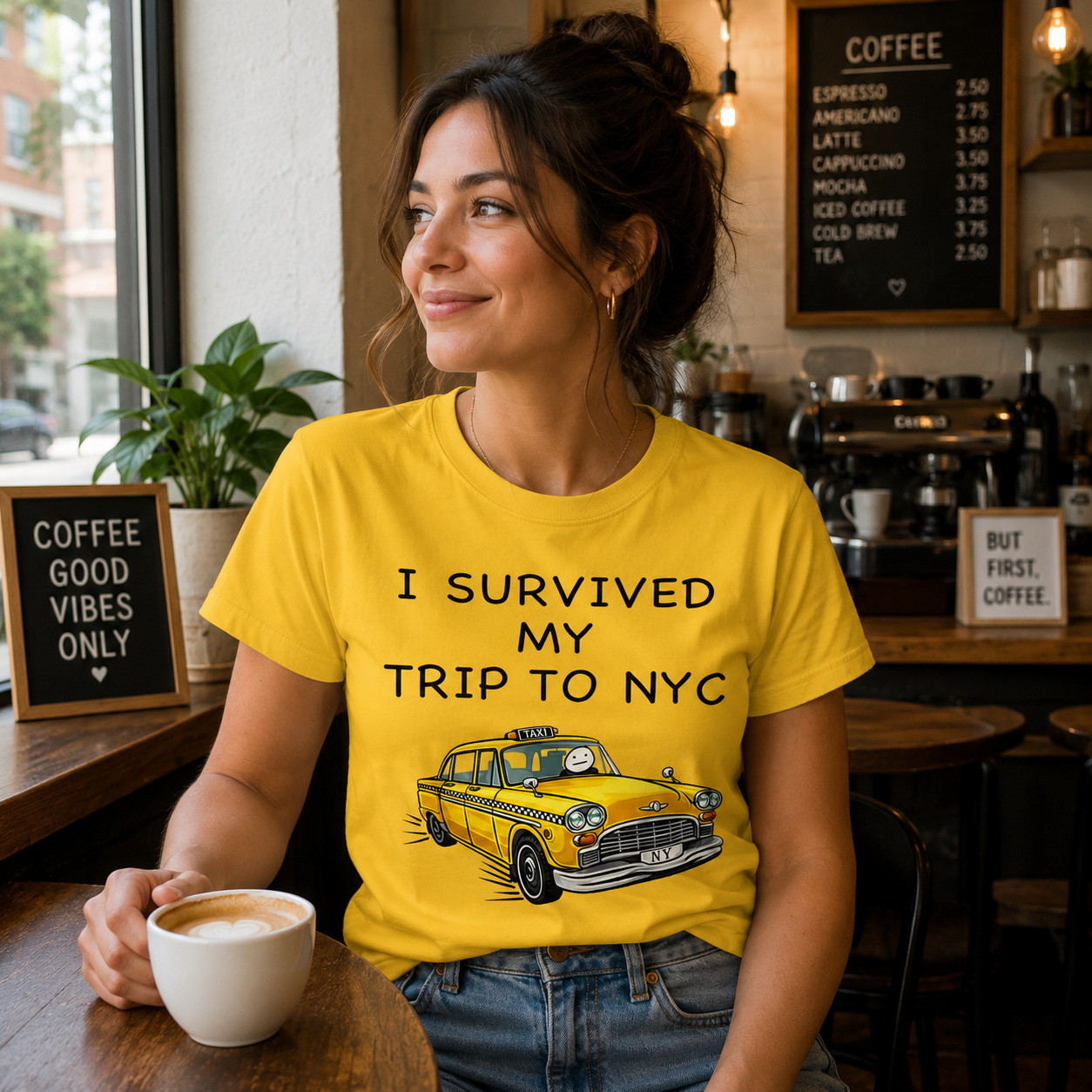 I Survived My Trip To NYC New York City Yellow Taxi Meme Cult Movie Spiderman No Way Home T Shirt