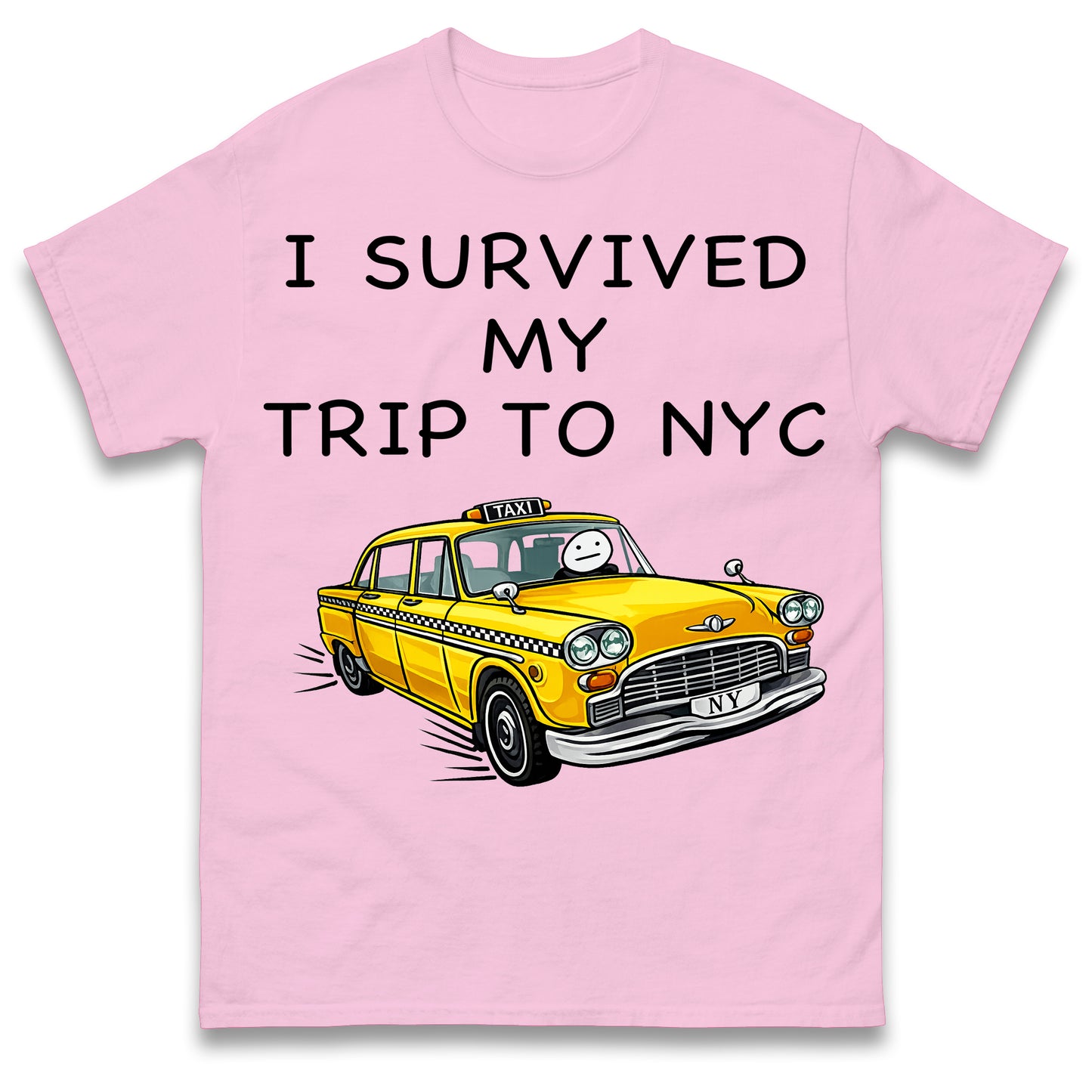 I Survived My Trip To NYC New York City Yellow Taxi Meme Cult Movie Spiderman No Way Home T Shirt
