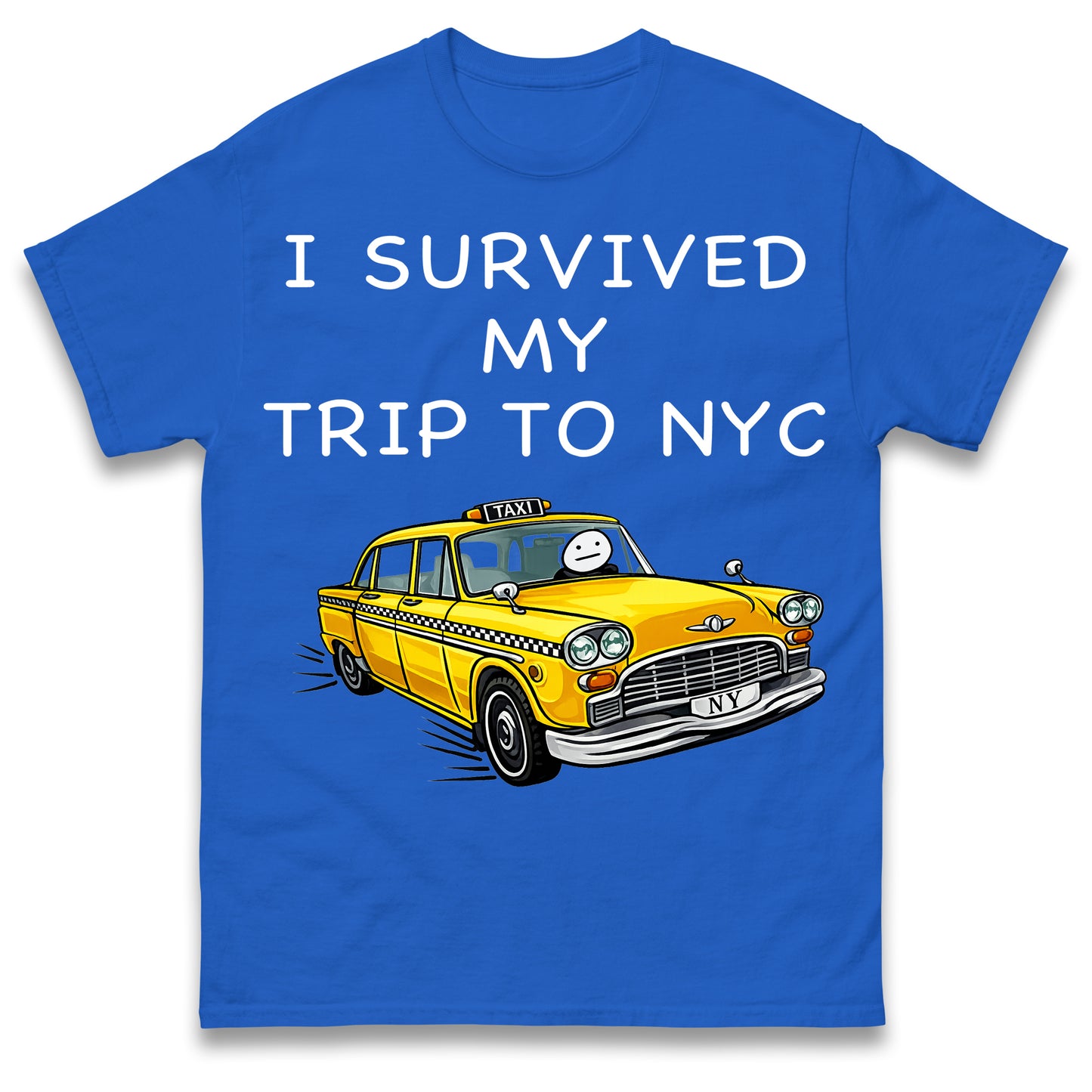 I Survived My Trip To NYC New York City Yellow Taxi Meme Cult Movie Spiderman No Way Home T Shirt