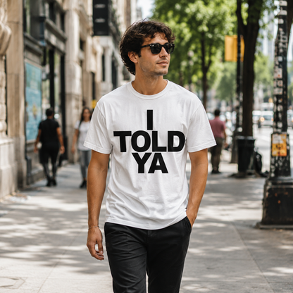I Told Ya Tennis T Shirt