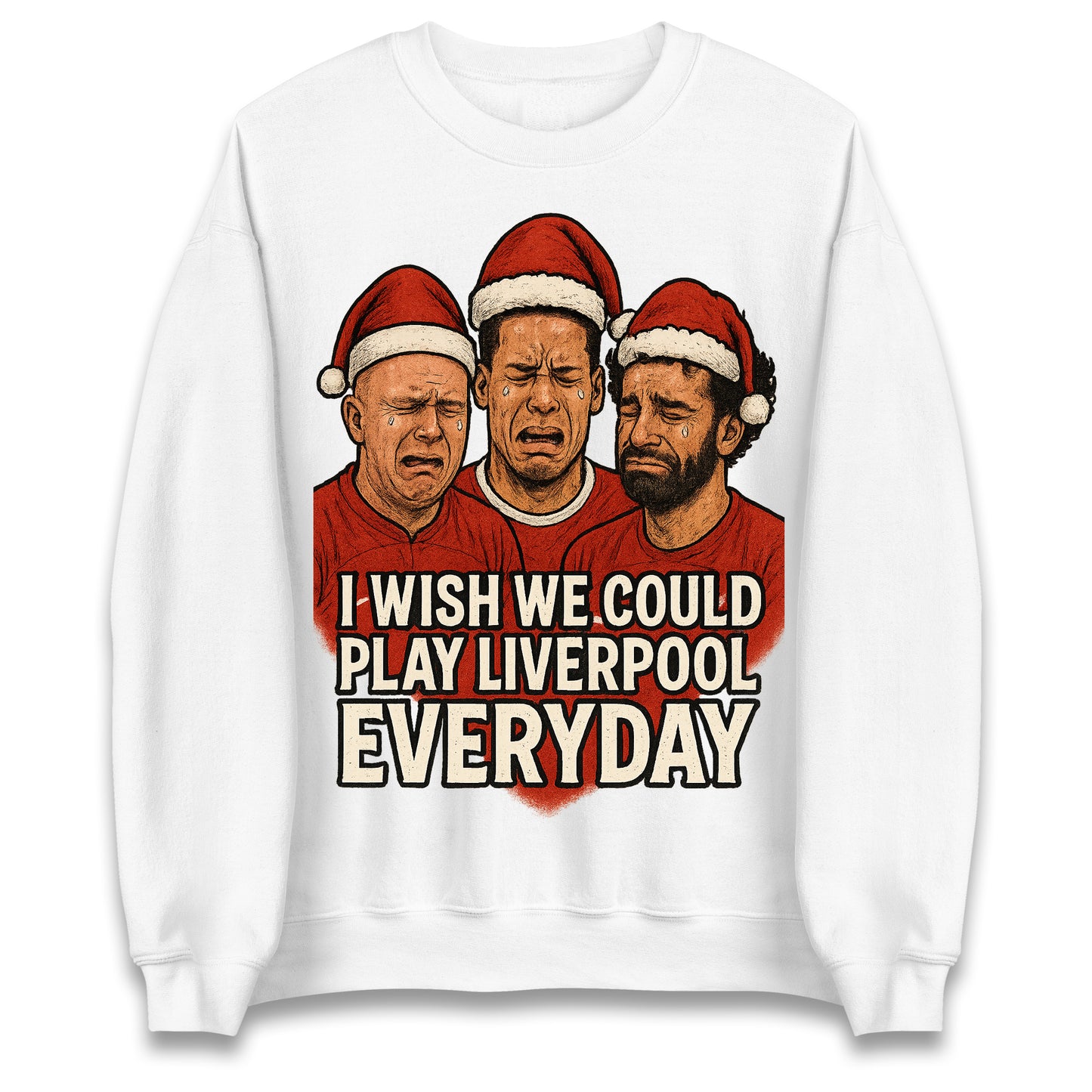I Wish We Could Play Liverpool Everyday Christmas Jumper