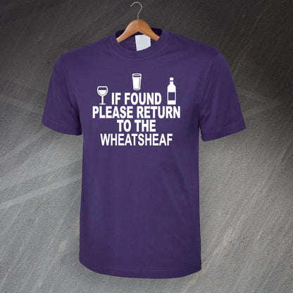 If Found Please Return to The Pub T-Shirt