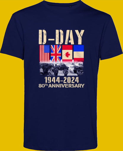 D-Day 80th Anniversary T Shirt