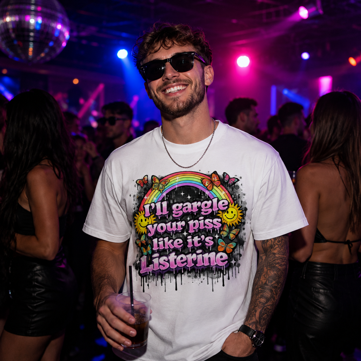 I'll Gargle Your Piss Like It's Listerine Shirt Funny Embarrassing Dirty Humour Raunchy Shirt Inappropriate Offensive Tee