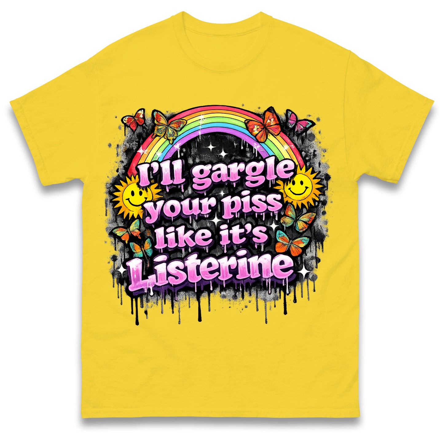I'll Gargle Your Piss Like It's Listerine Shirt Funny Embarrassing Dirty Humour Raunchy Shirt Inappropriate Offensive Tee