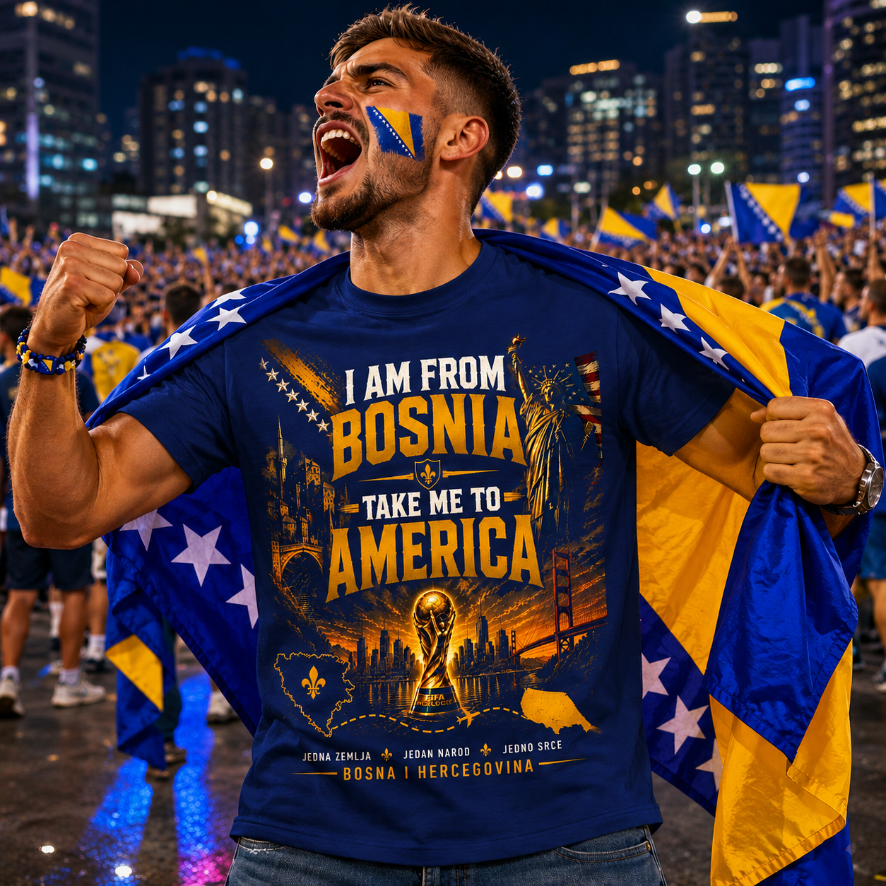 I'm From Bosnia Take Me To America Bosnia World Cup 2026 Shirt