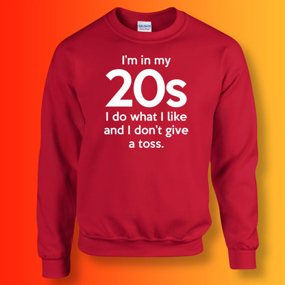 I'm In My 20s I Do What I Like Sweater Red