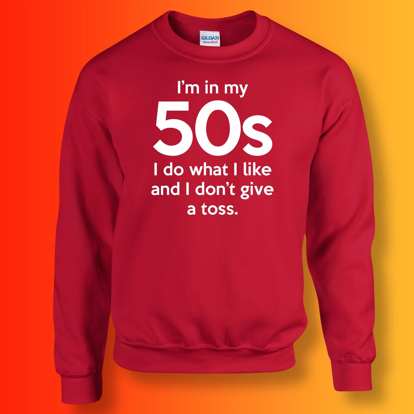 I'm In My 50s I Do What I Like Sweater Red