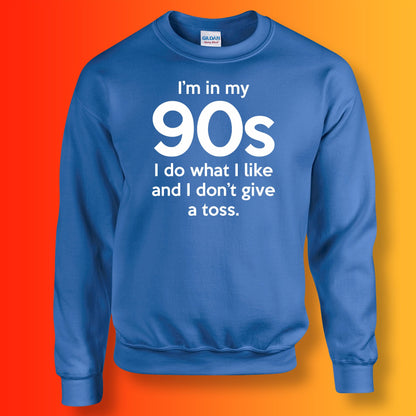 I'm In My 90s I Do What I Like Sweater Red