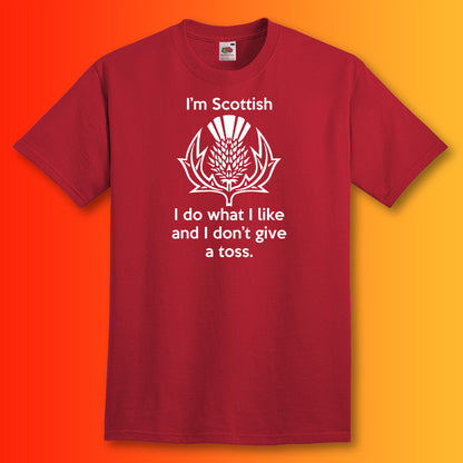 Scottish T-Shirt Brick Red