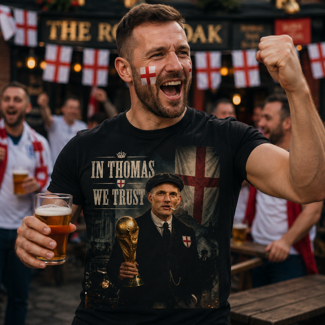 In Thomas We Trust England World Cup Football Shirt