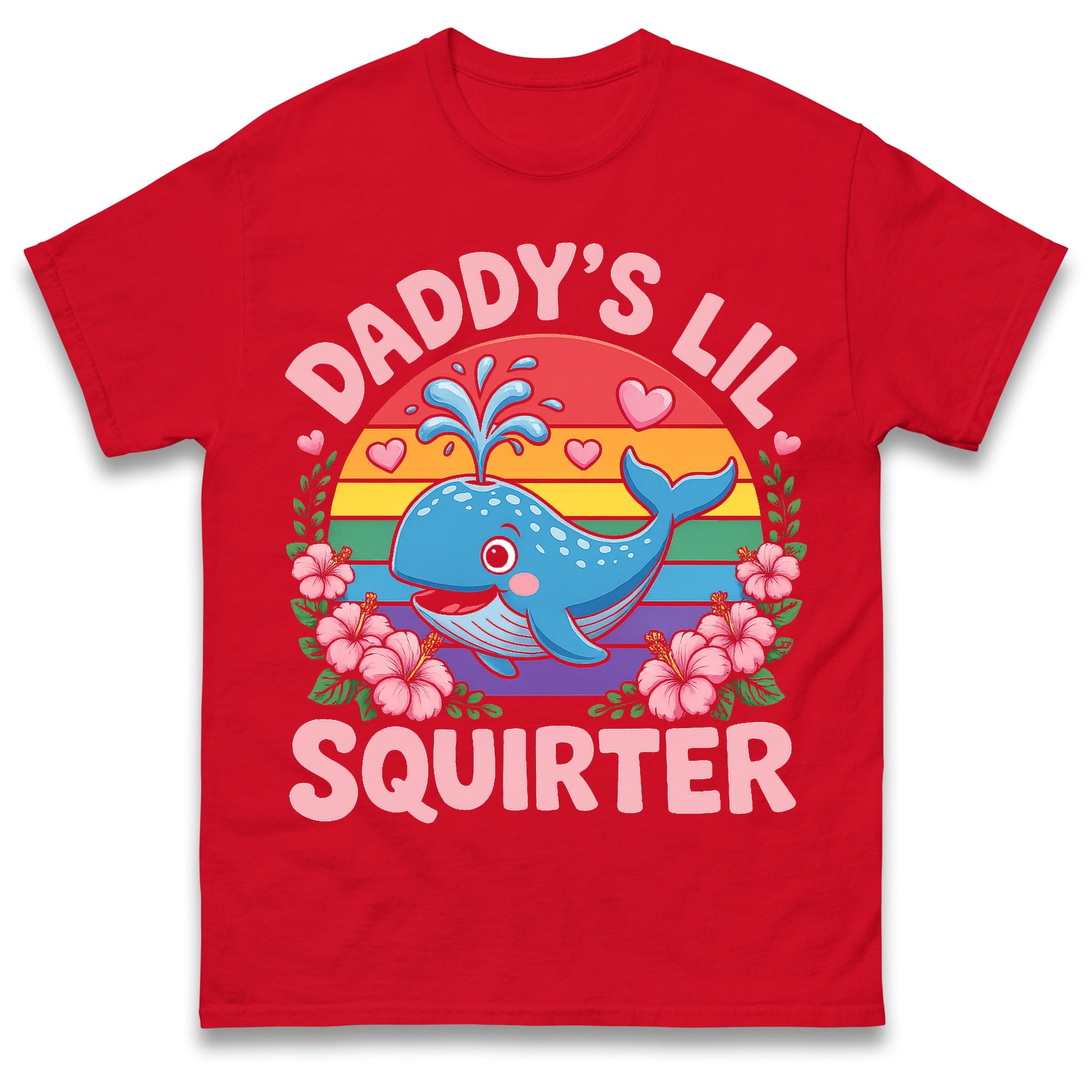 Inappropriate Funny Daddy's Lil Squirter Embarrassing Dank Meme Women T-Shirt