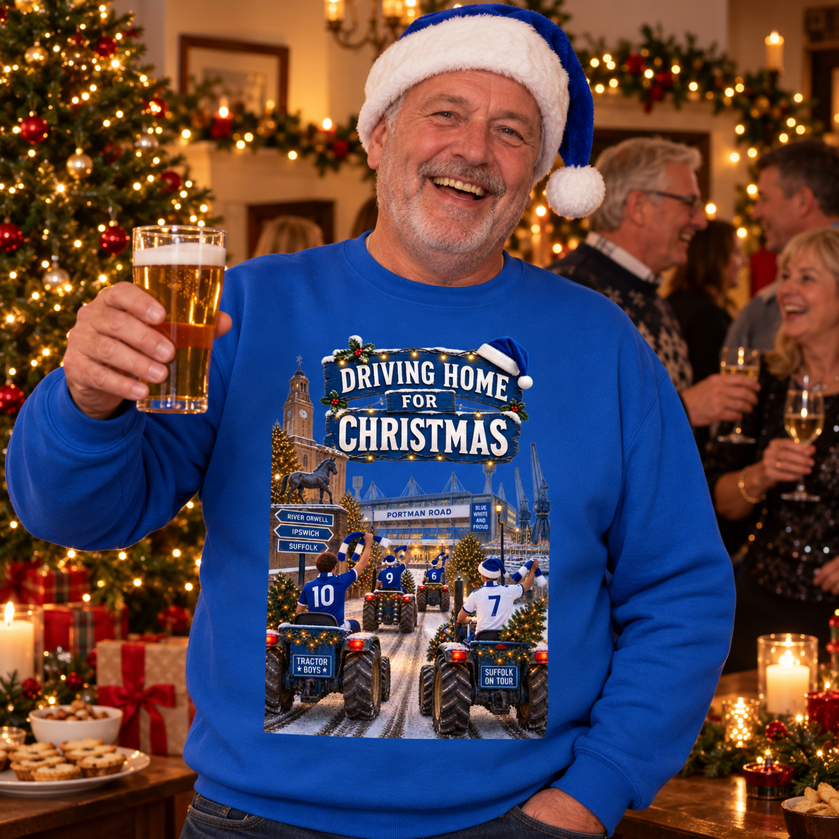 Ipswich Town Christmas Jumper